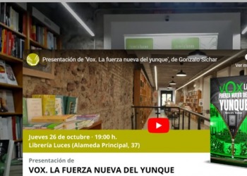 Presentación de «Vox la fuerza nueva del yunque» en Málaga 